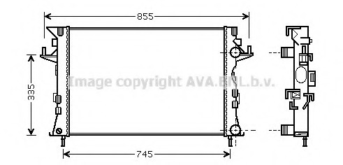 Radiator racire motor