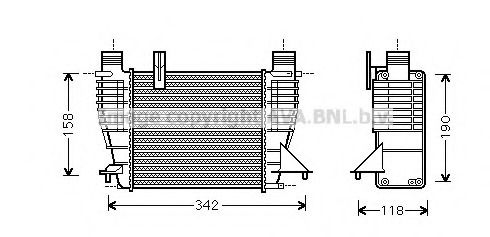 Intercooler compresor