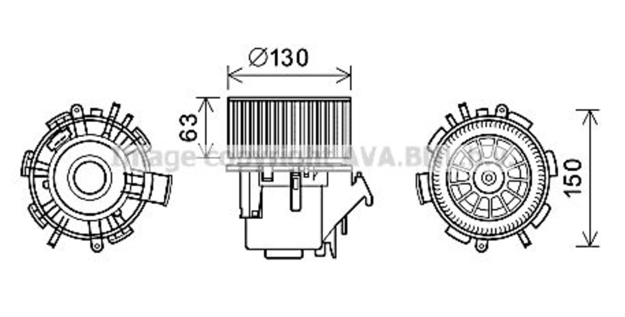 Ventilator habitaclu