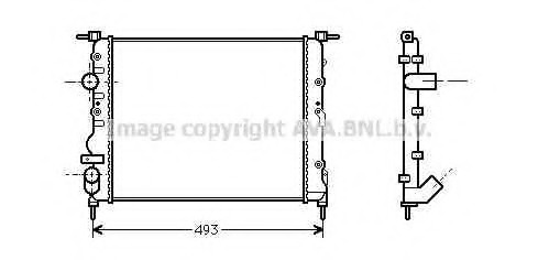 Radiator racire motor