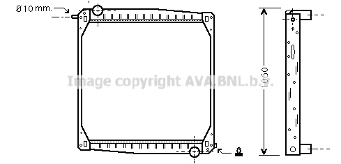 Radiator racire motor