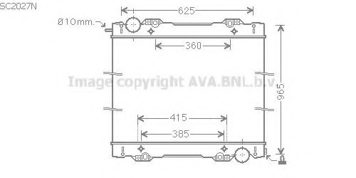 Radiator racire motor