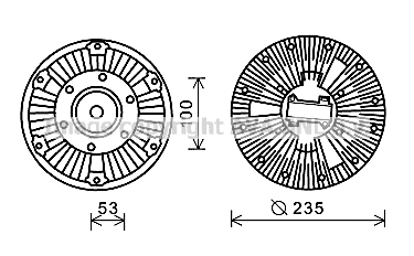 Ventilator radiator