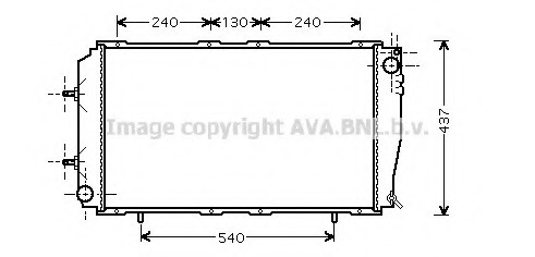 Radiator racire motor