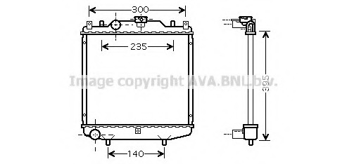 Radiator racire motor