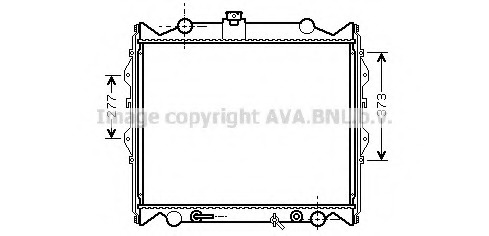 Radiator racire motor