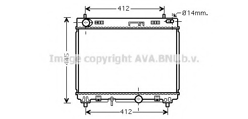 Radiator racire motor