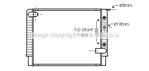 Radiator racire motor