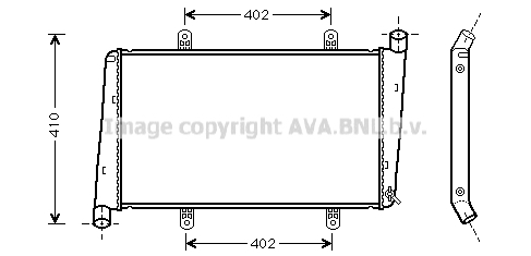 Radiator racire motor