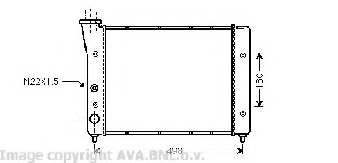 Radiator racire motor