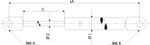 Suspensie pneumatica clapeta fata