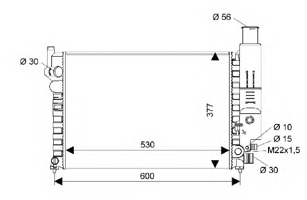 Radiator racire motor