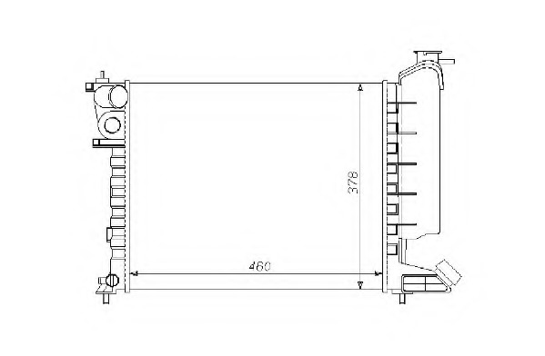 Radiator racire motor