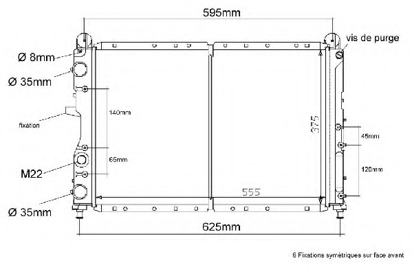 Radiator racire motor