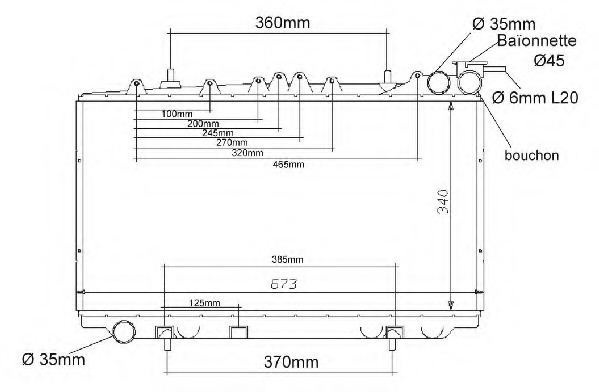 Radiator racire motor