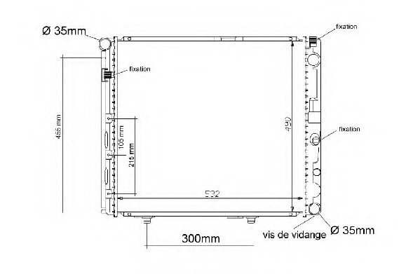 Radiator racire motor