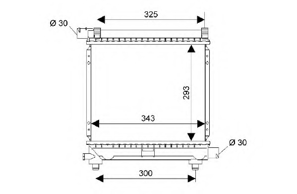 Radiator racire motor