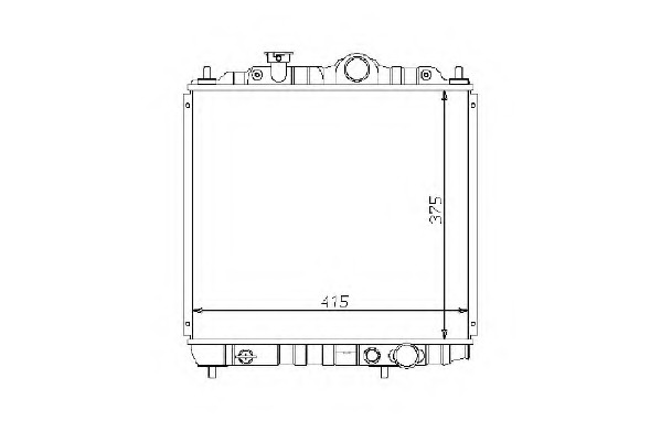 Radiator racire motor