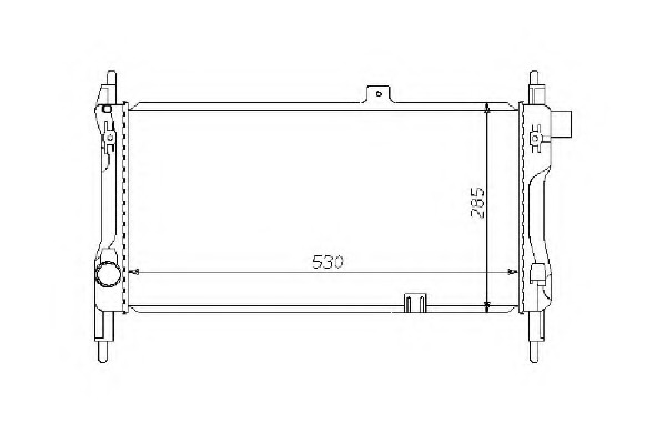 Radiator racire motor