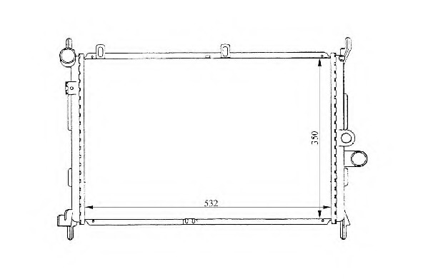 Radiator racire motor