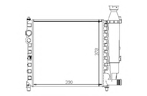 Radiator racire motor