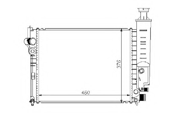 Radiator racire motor