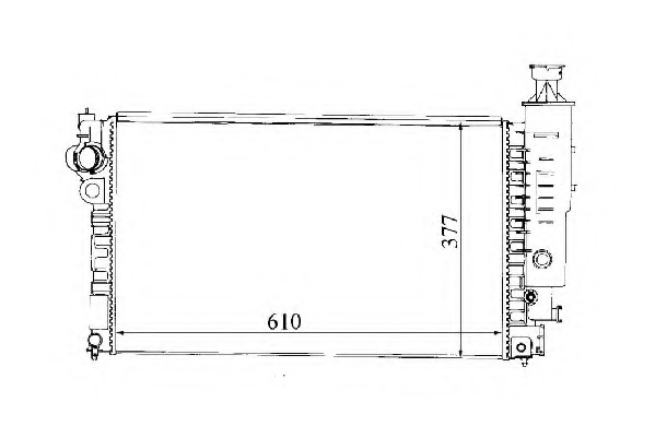 Radiator racire motor