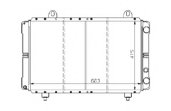 Radiator racire motor