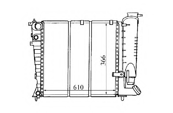 Radiator racire motor