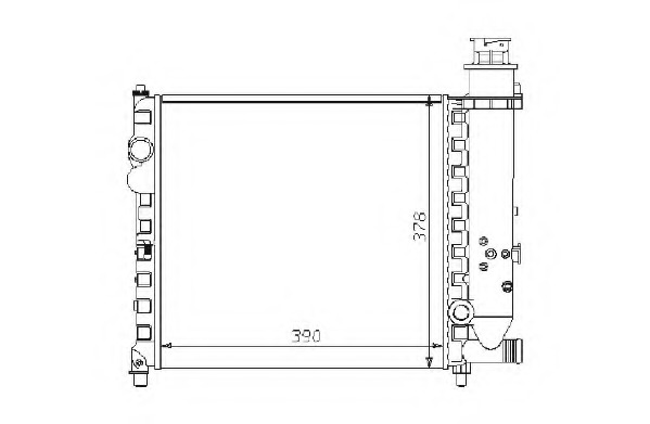 Radiator racire motor