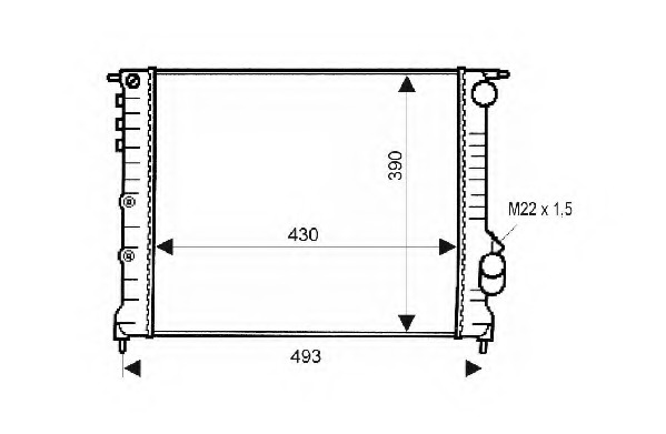 Radiator racire motor