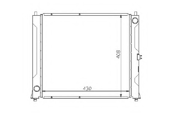 Radiator racire motor