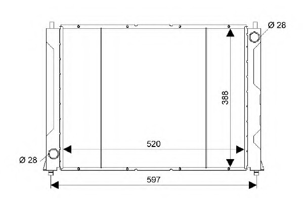 Radiator racire motor