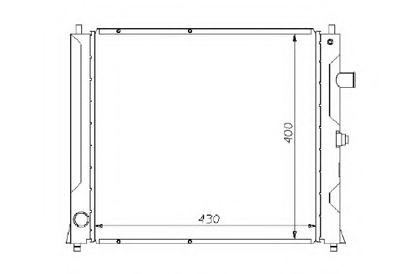 Radiator racire motor