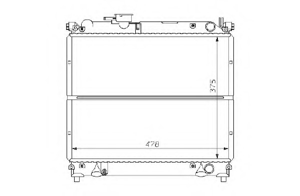 Radiator racire motor