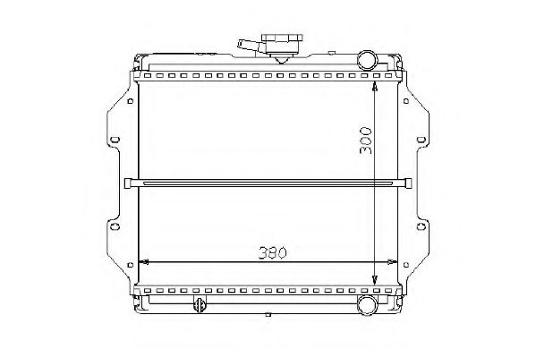 Radiator racire motor