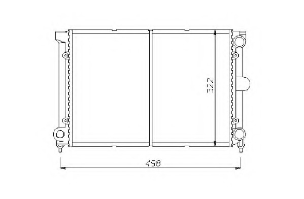 Radiator racire motor