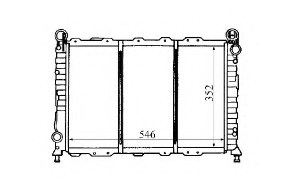 Radiator racire motor