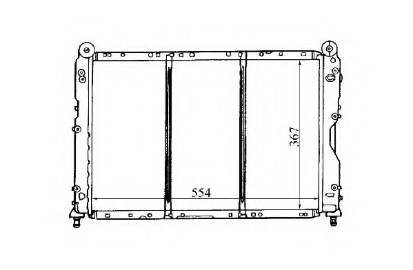 Radiator racire motor