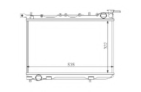 Radiator racire motor