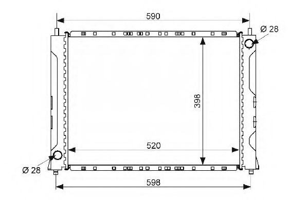 Radiator racire motor