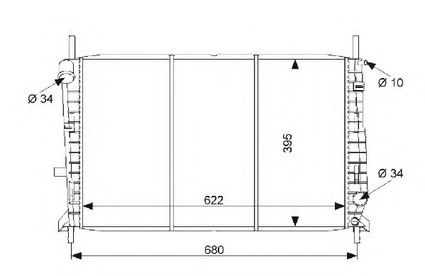 Radiator racire motor