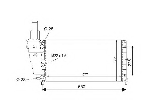 Radiator racire motor