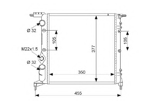 Radiator racire motor