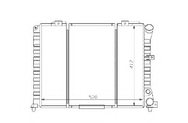 Radiator racire motor