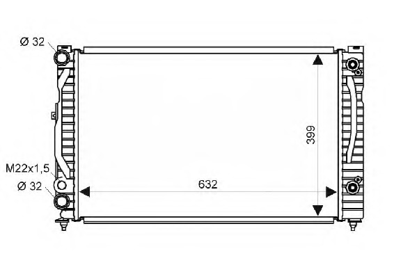 Radiator racire motor