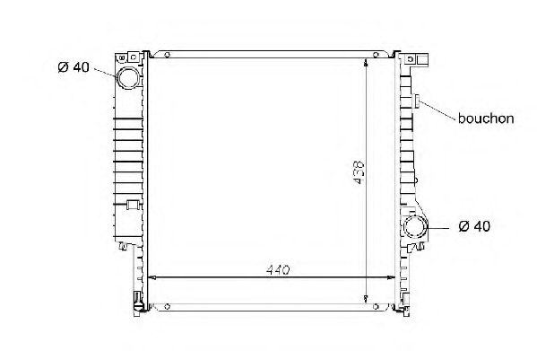 Radiator racire motor