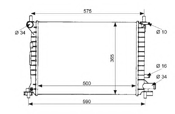 Radiator racire motor