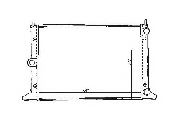 Radiator racire motor