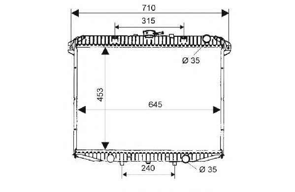 Radiator racire motor